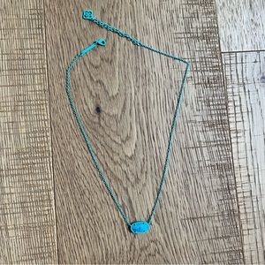 Kendra Scott turquoise Eliza necklace